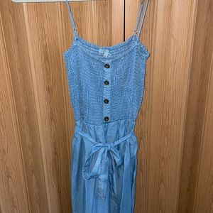 Denim Romper